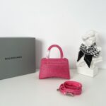 Balenciaga Super Mini Hourglass Bag - Pink - Image 5