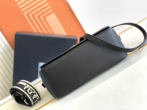 Prada Double Shoulder Strap Handbag - Black - Image 3