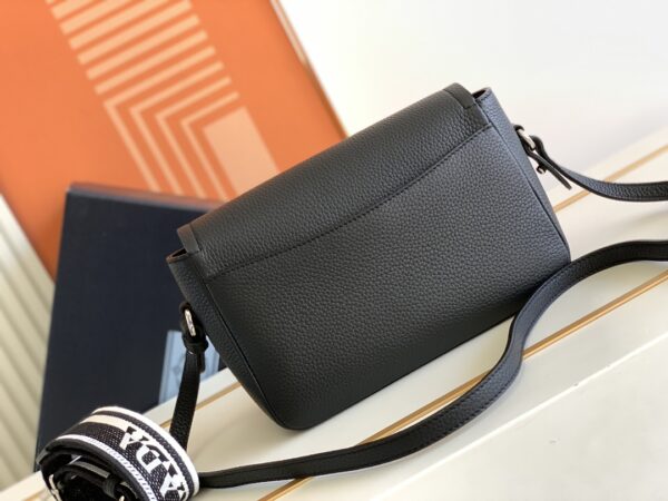 Prada Double Shoulder Strap Handbag - Black - Image 4