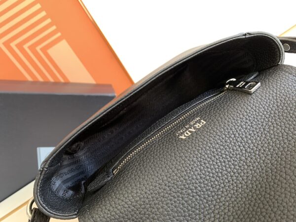 Prada Double Shoulder Strap Handbag - Black - Image 2
