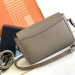 Prada Double Shoulder Strap Handbag - Gray - Image 4