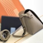 Prada Double Shoulder Strap Handbag - Gray - Image 5