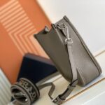 Prada Mini Shoulder Double Strap Bag - Gray - Image 5