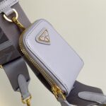 Prada Baokuanqnylon Hobo Large Handbag - Purple - Image 3