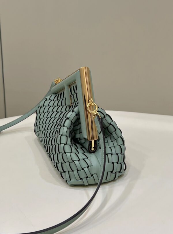 Fendi First Braid Series Handbag - Light Green - Image 5