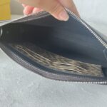 Fendi Roma Print Clutch Bag - Brown - Image 2