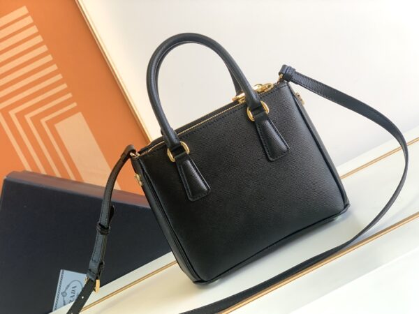 Prada Galleria Mini Killer Handbag - Black - Image 4