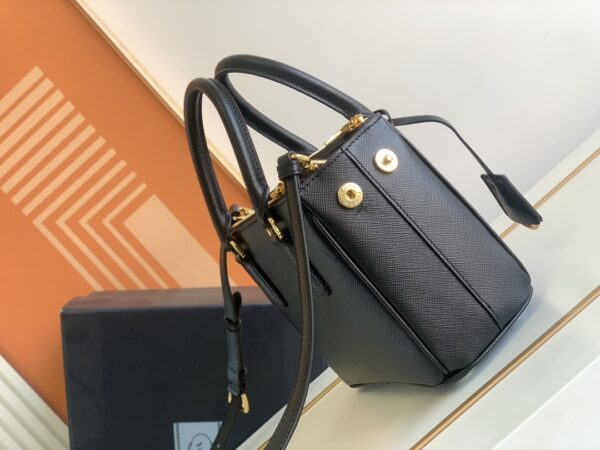 Prada Galleria Mini Killer Handbag - Black - Image 5