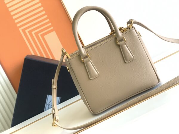 Prada Galleria Mini Killer Handbag - Camel - Image 4