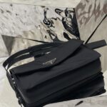 Prada Popular Medium Messenger Bag - Black - Image 3