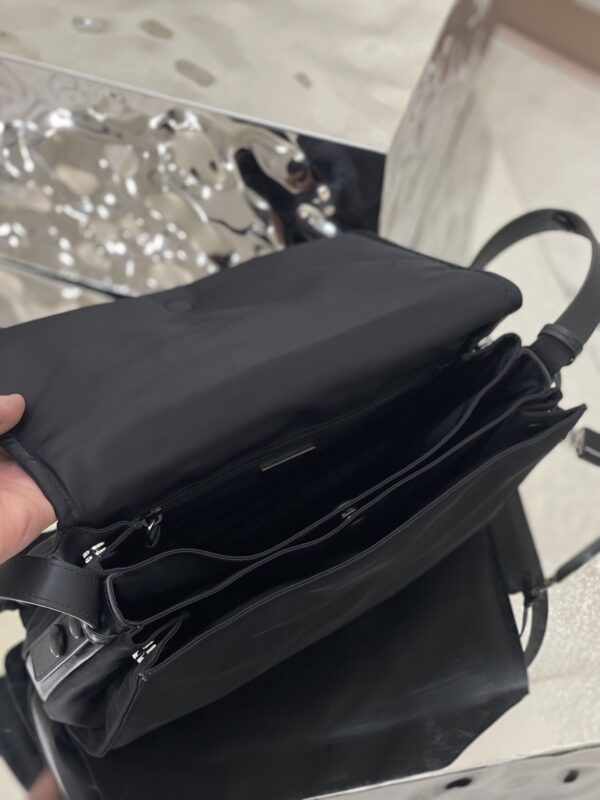 Prada Popular Medium Messenger Bag - Black - Image 2