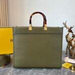Fendi Sunshine Small Tote Bag - Green - Image 4