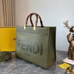 Fendi Sunshine Small Tote Bag - Green - Image 5