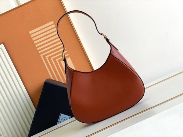 Prada Cleo Armpit Bag - Brown - Image 2