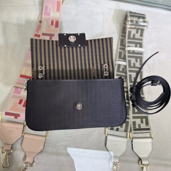 Fendi Baguette Smartphone Bag - Black - Image 3