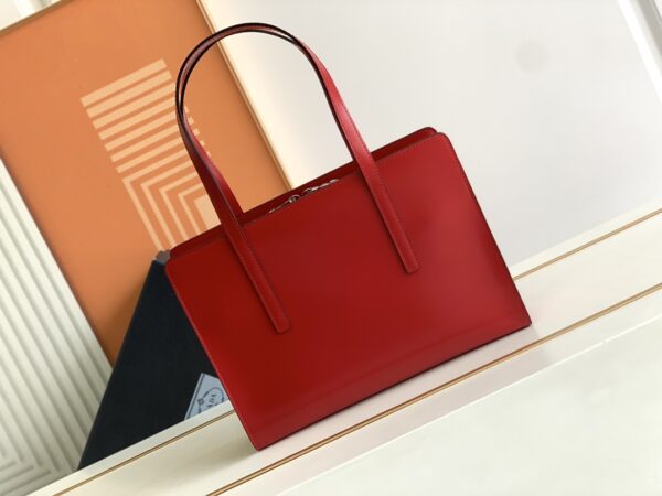 Prada New Tote Shopping Bag - Red - Image 4