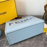 Fendi Sunshine Small Tote Bag - Sky Blue - Image 5