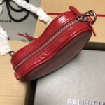 Balenciaga New Le Cagole Heart Bag - Red - Image 4