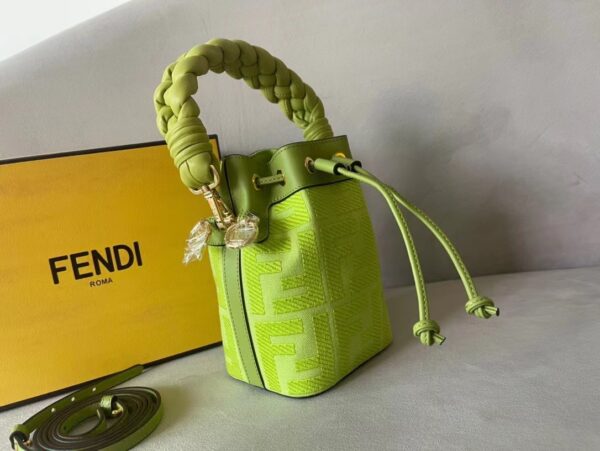 Fendi Mon Tresor Small Bucket Bag - Green - Image 2