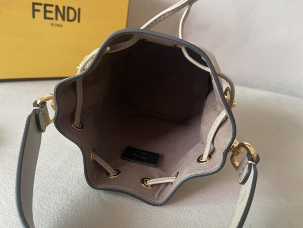 Fendi Mon Tresor Small Bucket Bag - Gray - Image 2