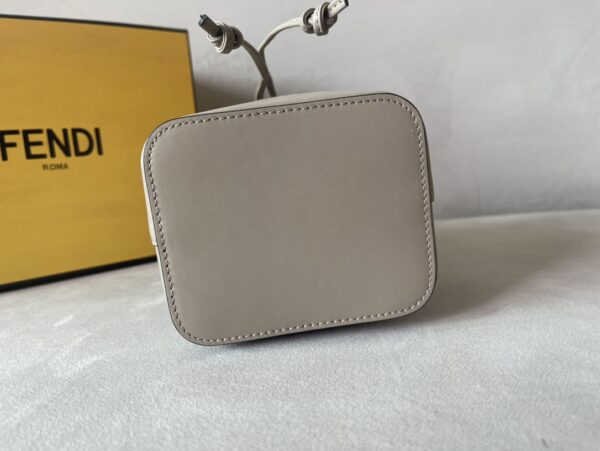 Fendi Mon Tresor Small Bucket Bag - Gray - Image 3