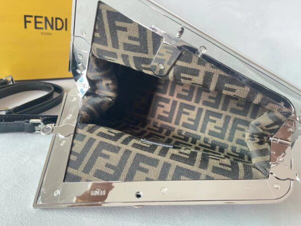 Fendi First Shinny Handbag - Black - Image 2