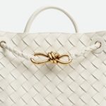 Bottega Veneta Andiamo Small Handbag - White - Image 4