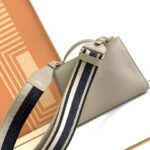 Prada Monochrome Crossbody Bag - Camal Gray - Image 5