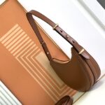 Prada Simple Moon Handbag - Brown - Image 5