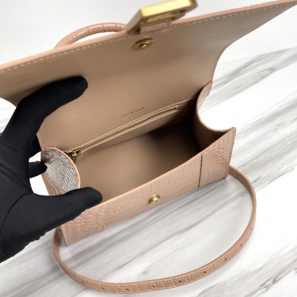 Balenciaga Hourglass Crocodile Sand bag (Golden Buckle) - Cramel - Image 2