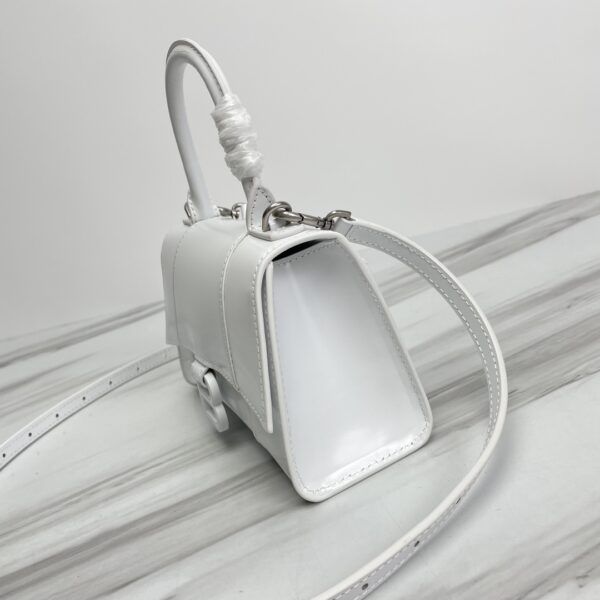 Balenciaga Hourglass Small Bag (White Buckle) - White - Image 5