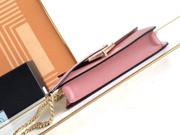 Prada Flap Shoulder Bag - Pink - Image 3