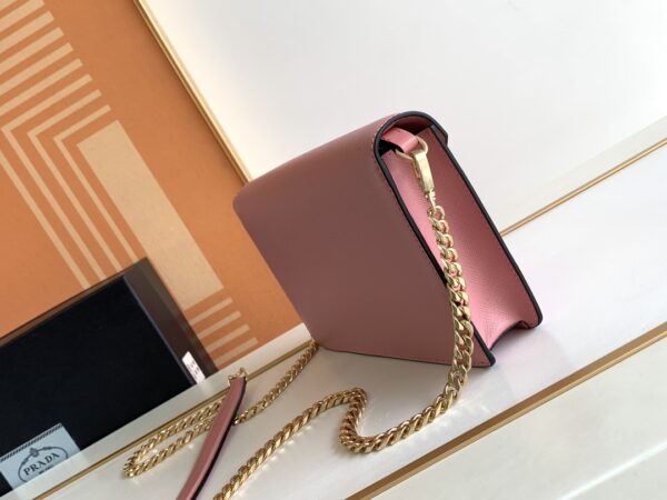 Prada Flap Shoulder Bag - Pink - Image 5