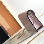 Prada Large Triangular Flip Cover Handbag - Pink - Image 5
