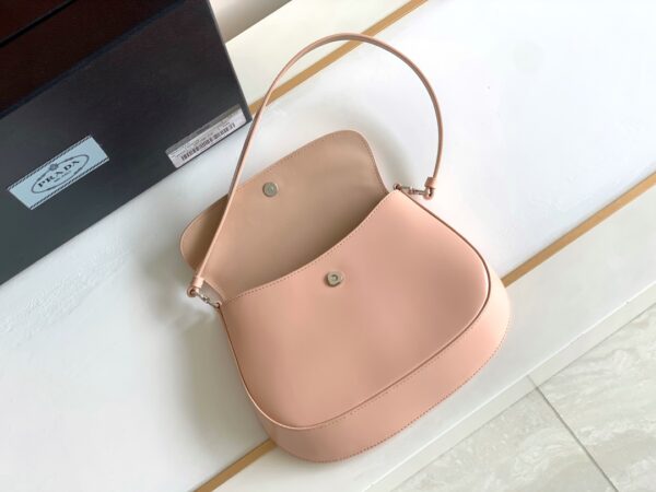 Prada Small Armpit Bag - Nude Powder - Image 5