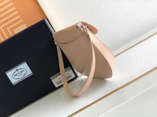 Prada Small Armpit Bag - Nude Powder - Image 2