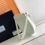 Prada Small Armpit Bag - Flip White - Image 4