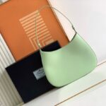 Prada Hobo Underarm Bag - Light Green - Image 5