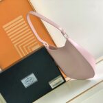 Prada Hobo Underarm Bag - Light Pink - Image 4