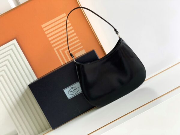 Prada Hobo Underarm Bag - Black - Image 5