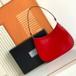 Prada Hobo Underarm Bag - Red - Image 5