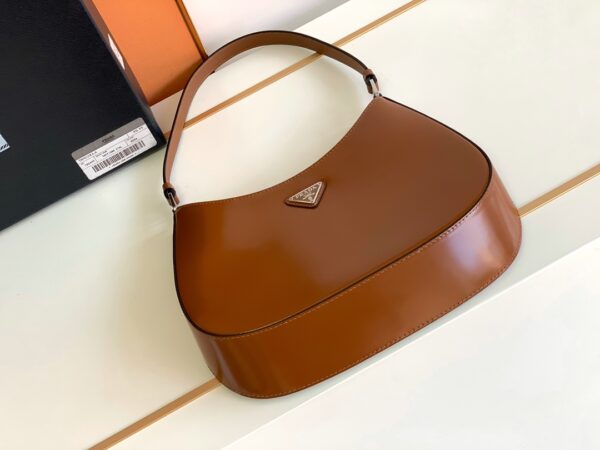 Prada Hobo Underarm Bag - Brown - Image 3