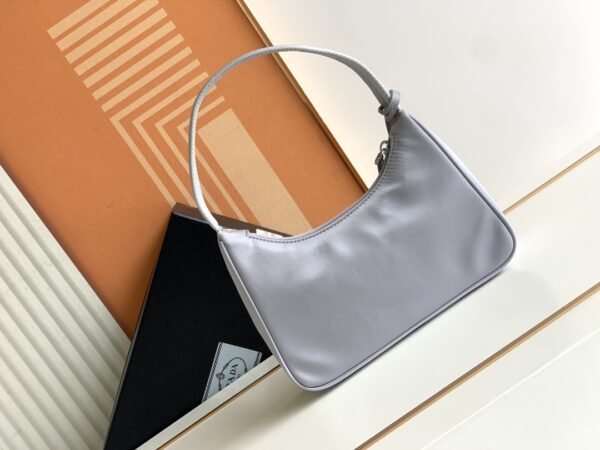 Prada Hobo Kendou's Shoulder Bags - Gray - Image 4