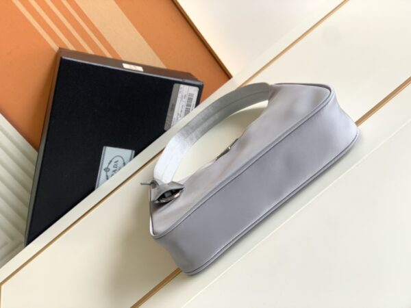 Prada Hobo Kendou's Shoulder Bags - Gray - Image 3