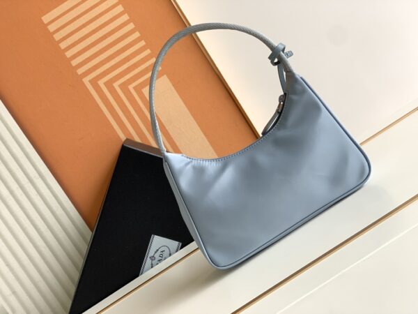 Prada Hobo Kendou's Shoulder Bags - Blue - Image 4