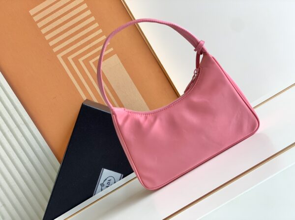 Prada Hobo Kendou's Shoulder Bags - Dark Pink - Image 4
