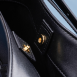 Celine Cuir Triomphe Small Smooth Cow Leather Bucket Bag - Black - Image 3