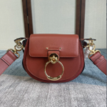 Chloe Tess Saddle Crossbody HandBag - Brown