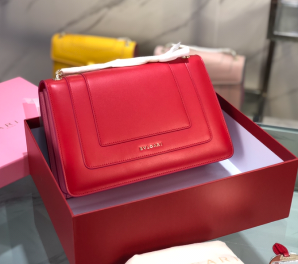 Bulgari Serpenti Forever Crossbody Bag - Red - Image 4
