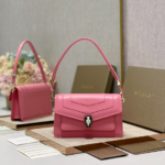 Bulgari Serpenti Forever East-west Series Small Shoulder Bag - Pink